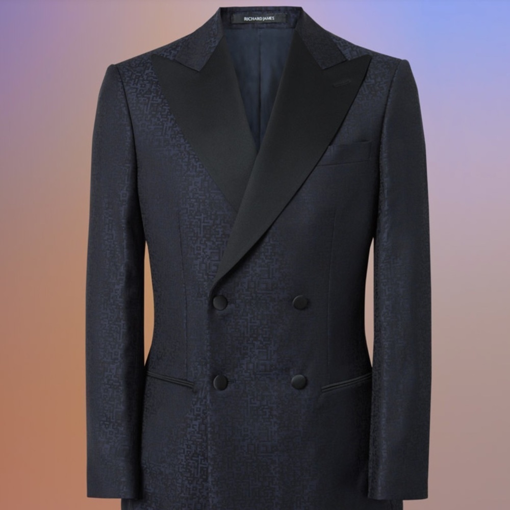 Richard James EVENING JACKET IN DIGITAL JACQUARD
